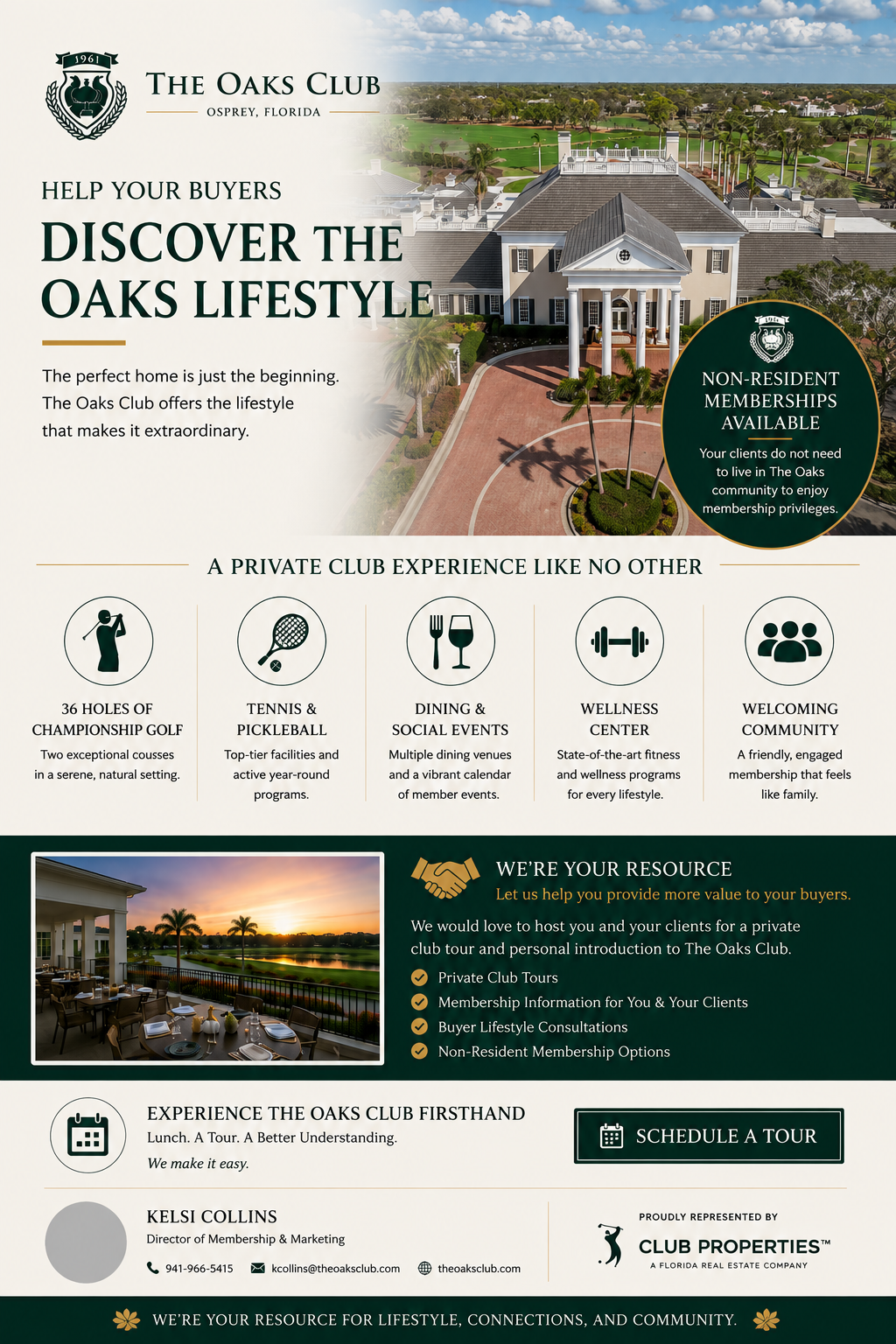 The Oaks Club Lifestyle Program for Realtors